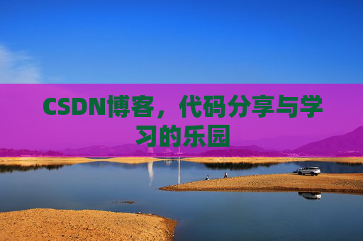 CSDN博客，代码分享与学习的乐园